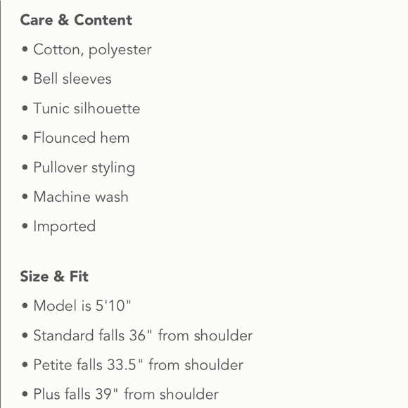 ✨ Anthropologie Galena Flounced Tunic Sz MP - Picture 5 of 6